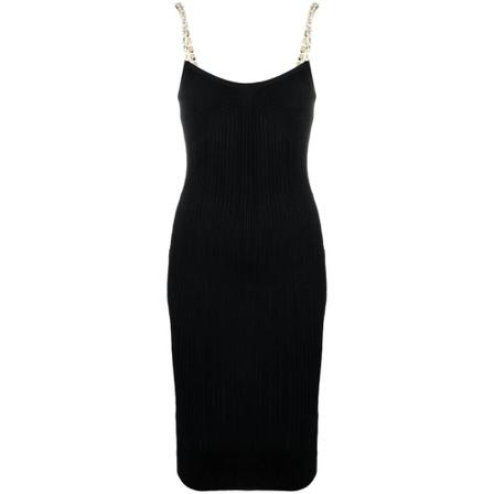 Elisabetta Franchi, Midi Dress Zwart, Dames, Maat:L