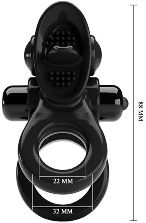 Kjøp Pretty Love Passionate Ring Vibrating Cockring - Penisring med vibrator | God pris