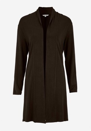 Cellbes of Sweden - Lang cardigan i tricot Sofia i brun for damer i størrelse 46/48