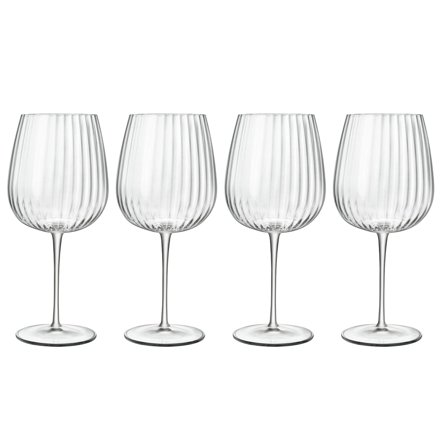 Luigi bormioli Optica Burgundy -ginilasi 4-pack