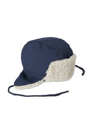 RIKIKI Fodrad mössa med öronlappar CECIL Mössor Blå 42/44