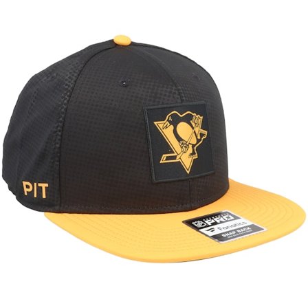 Fanatics - NHL Black snapback Czapka Z Daszkiem - Pittsburgh Penguins Authentic Pro Game&Train Black/Gold Snapback @ Hatstore