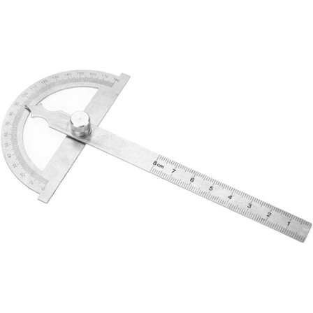 Goniometer lineal, vinkelmåler lineal, manuel vinkelmåler, Stai