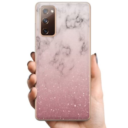 Kompatibelt Mobildeksel til Samsung Galaxy S20 FE Myk rosa marmor