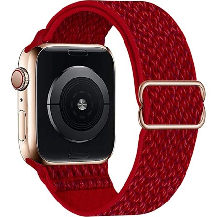 Stretchigt Solo Loop-armband kompatibelt med Apple Watch-armband