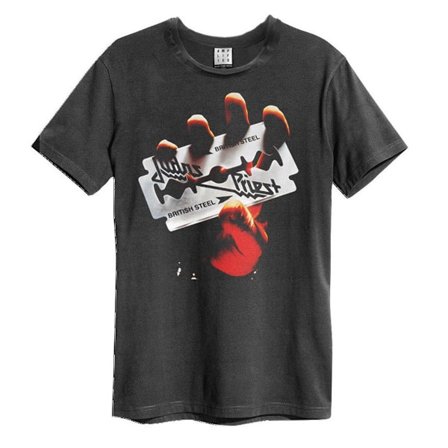 Amplified Unisex Vuxen British Steel Judas Priest T-shirt M Kol