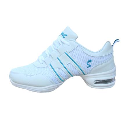 Damsneakers Med Snörning Av Rund Tå, Promenadsko
