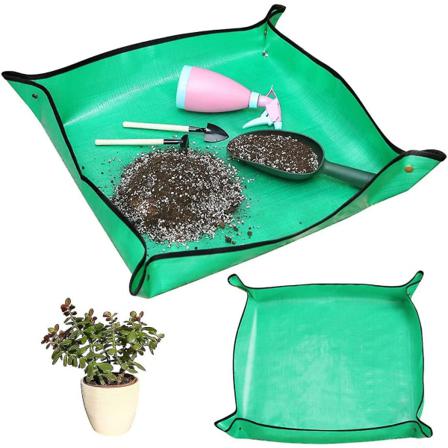 Växtvikbar Trädgårdsmatta Vattentät Anti-smutsig Transplantin 100cm*100cm