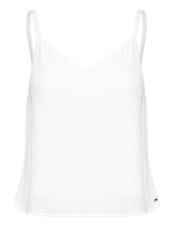Tjw Essential Cami Top White Tommy Jeans