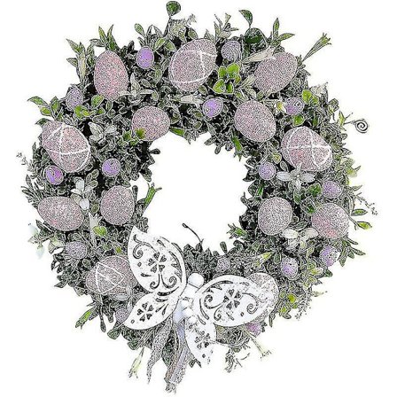 Påskehare Krans Dekorationer Påskekrans Boligdekoration Rekvisitter Gaver