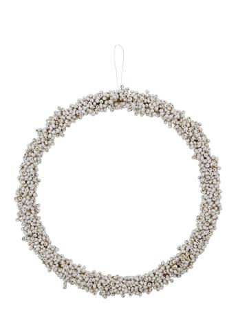 House Doctor Wreath, Hdwinter, White Vit
