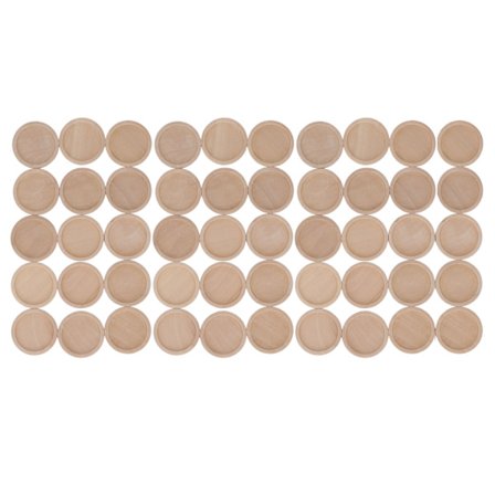 50 stk runde treanhengstrays 30 mm ytre diameter runde DIY sycamore treanhengstrays for smykker