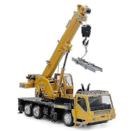 Fjernstyrt kranbil, ingeniørleketøy - Derrick lasteløfter for barns STEM-læring og julegaver_MM2