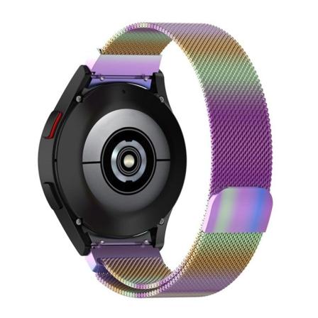 20 mm milanesiskt klockarmband i rostfritt stål för Samsung Galaxy Watch 4 - Flerfärgad multifärg