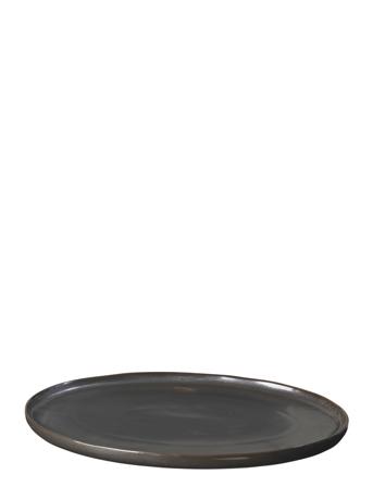 Oval Plate Esrum Night Home Tableware Plates Dinner Plates Broste Copenhagen