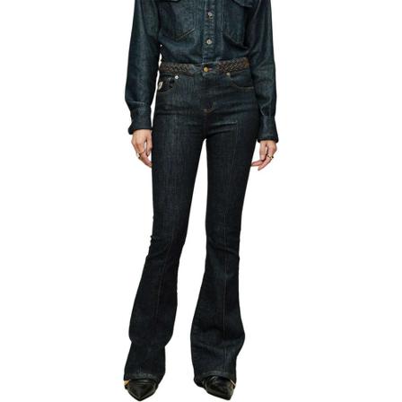 Lois Coco curie clean rinse blue denim , Blauw , Dames , Maat: W31 Bootcut Jeans