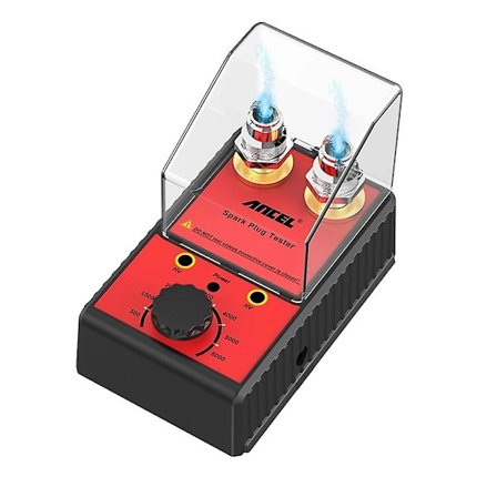 Tændrørstester Dobbelt Hul Diagnostisk Værktøj Benzin Bil Tænding Analysator 12V Til EU Stikadapter