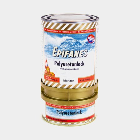 Vernice / finitura trasparente Epifanes Polyuretanlack, 750 grammi - Lucido