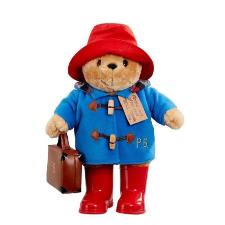 Rainbow Designs Classic Paddington med Støvler & Kuffert - 34 cm - Samleobjekt Blød Legetøj
