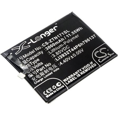 Batteri for SmartPhone, Mobil for Nubia Z17 Mini, Z17 Mini Standard Edition og andre.