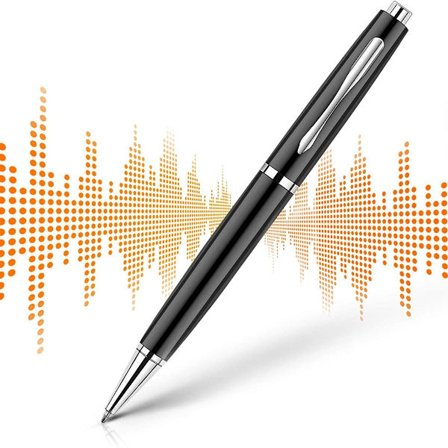 Digital stemmeoptager, 32 GB mini spionoptager, til møder, KLB