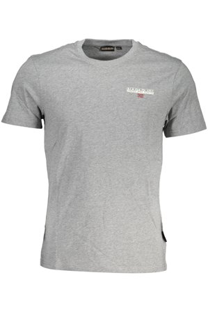 Napapijri T-shirt Maniche Corte Uomo Grigio