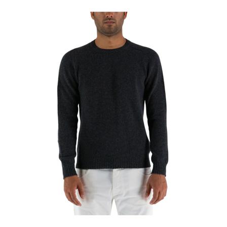 Alpha Studio Round-neck Stickat blå, Herr Stickade tröjor, Herr, Storlek: S