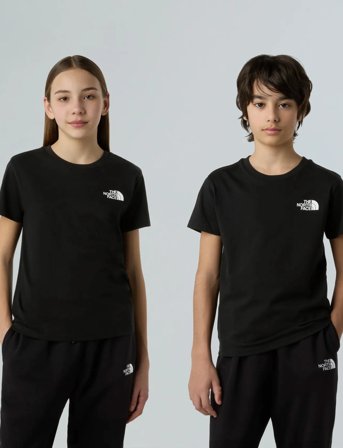 The North Face Teen Simple Dome Regular Ss Tee - Black - 115-119