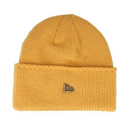 New Era - Gul cuff Beanie - Ne Wide Beanie Yellow Cuff @ Hatstore