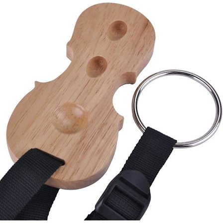 Massivt træ Cello Endpin Rest Skridsikker prop Anker Cello formet skærm 3 huls naturtræ stativ