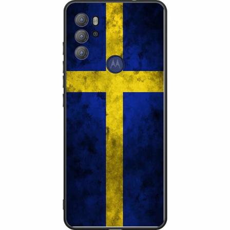 Motorola Moto G60s Svart Skal Sverige Flagga