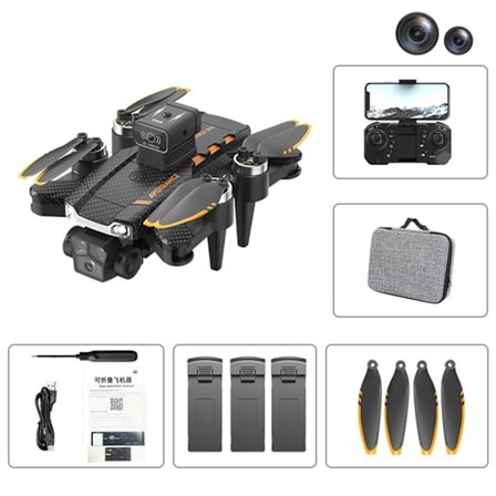 Mini borstlös motor flygande drönare med en nyckel start/landning Quadcoptrar för barn Tonåringar Vuxen