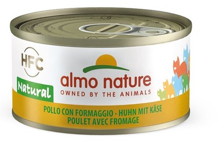 Almo Nature HFC Natural Pollo e Formaggio Cibo Umido Per Gatti