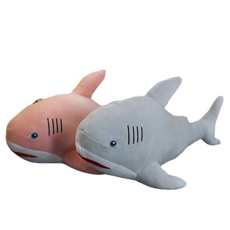 Plyschleksaker - haj 50 cm