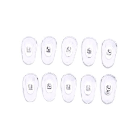 10 par silikone anti-slip næsepuder til briller Briller Acc