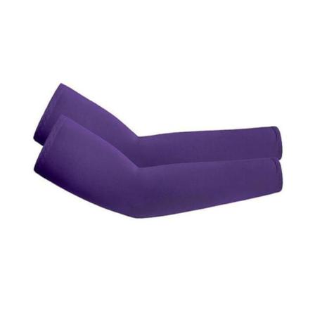 Enfärgad sleeve - Underarmsvärmare - Mörklila [38cm] Purple one size