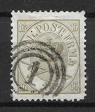 Danmark 1864 - AFA 15 - Stemplet