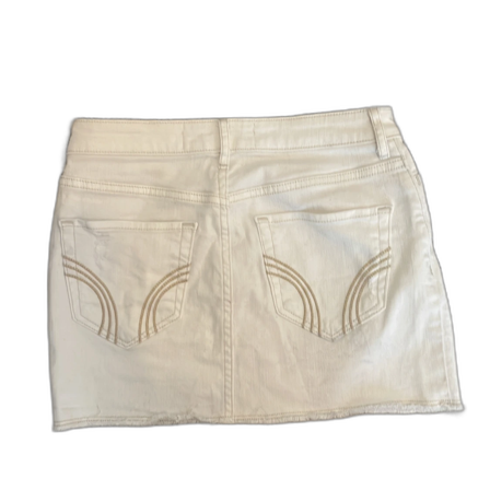 Vit jeanskjol från Hollister