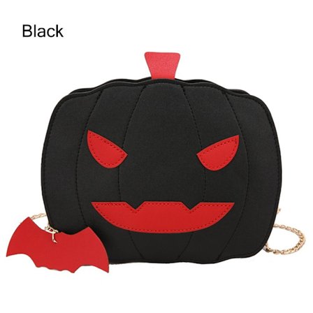 Halloween Pumpkin Bag Crossbody Bag SVART