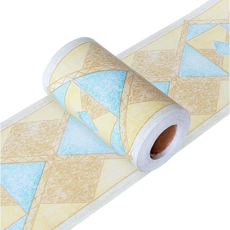 Blå Selvklebende Veggbord 3d Selvklebende Bord Tapetbord Gul Vanntett Selvklebende for Kjøkken, Bad, Tak, Stue, Soverom Vegg