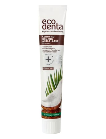 Ecodenta Ecodenta Certified Organic Anti-Plaque Toothpaste With Coconut Oil 75 Ml - Nude - 75 ml