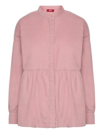 Women Blouses Woven Long Sleeve Esprit Casual Pink