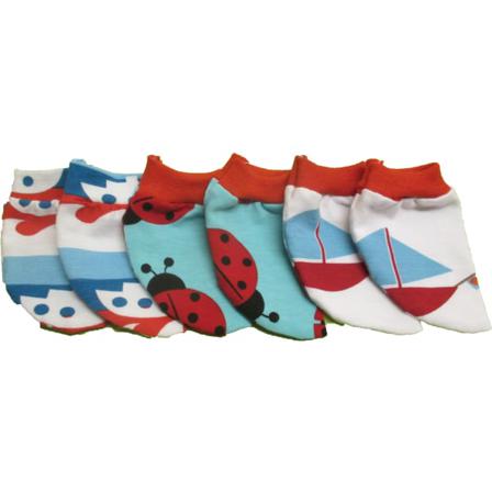 3-pack Sockor Nyckelpigor/båtar Till Baby Born Och Skrållan