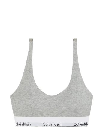 Calvin Klein Lightly Lined Bralette - Grey - L