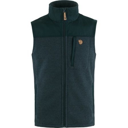 Fjällräven Buck Fleece Vest S - male - Dark Navy - Fleece