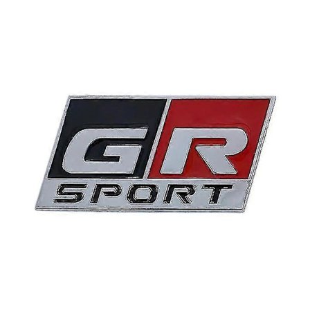 3D-metalli GR-logo auton etuosäleikän embleemi ja takaluukun tarra Toyota Yaris Ch R Rav4 Corolla Revo Hilux GR Sport -tarvikkeille
