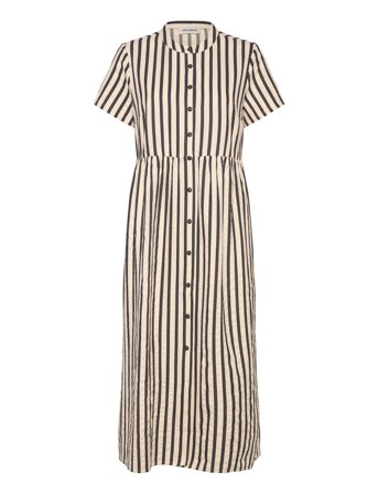 Lollys Laundry Aliyall Maxi Dress Ls - Beige - XXL