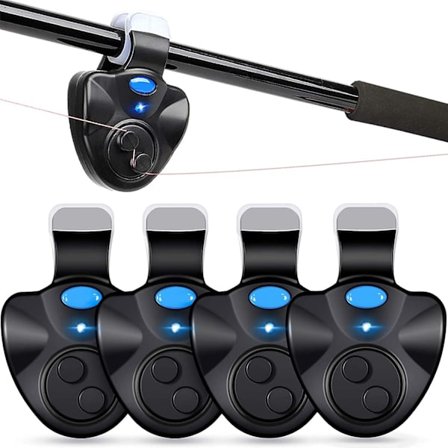 4 Pakker Fiskeri Alarmer til Stangholdere, Elektronisk Sensor til