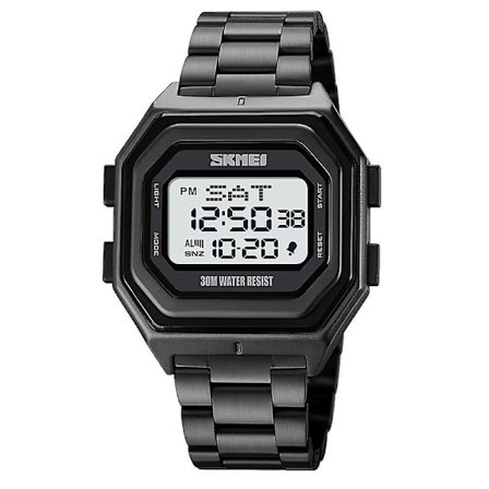 Skmei 1875 Men Watch, Stil: Ste Band White Machine