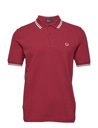 Twin Tipped Fp Shirt Polos Short-sleeved Rød Fred Perry